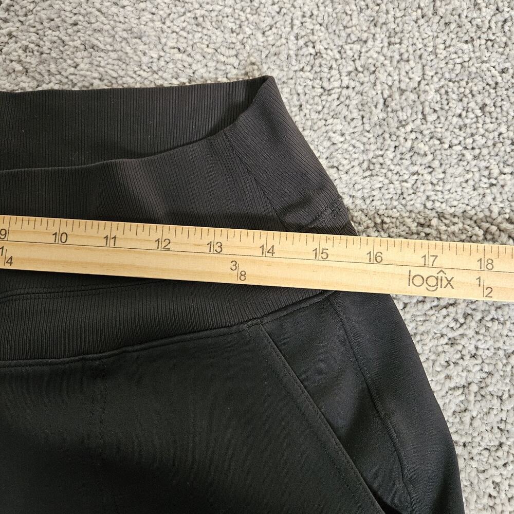 Athleta Venice High Rise Wide Leg Pant Womens Medium Black Activewear Athleisure - Picture 7 of 11